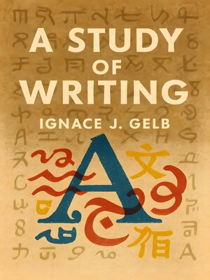 cover image of A Study of Writing